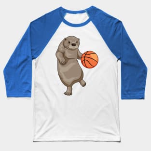 Otter Basketball player Basketball Baseball T-Shirt